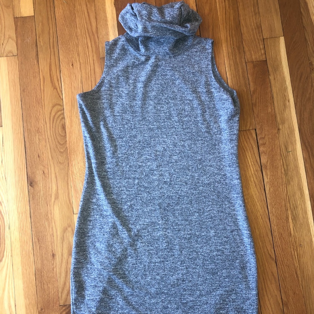 Cotton mini sweater dress